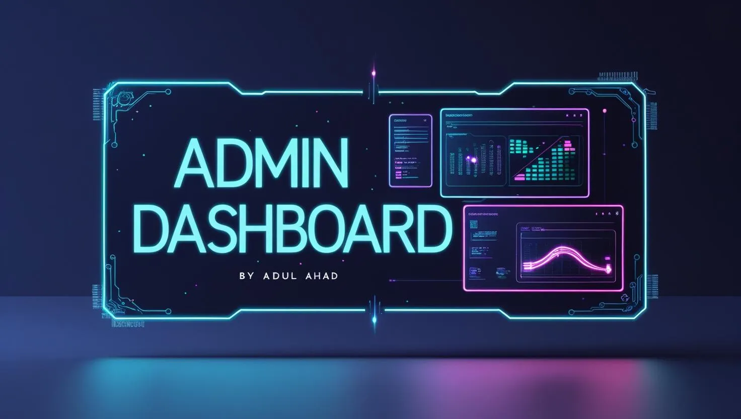 Dark‑Mode React Admin Dashboard preview